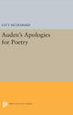 Book cover of: Auden's Apologies for Poetry. By: Lucy McDiarmid