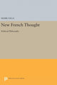 Book cover of: New French Thought. By: Mark Lilla