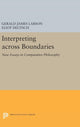 Book cover of: Interpreting across Boundaries. By: Gerald James Larson