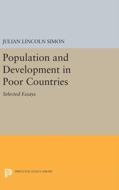 Book cover of: Population and Development in Poor Countries. By: Julian Lincoln Simon