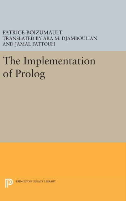 Book cover of: Implementation of Prolog. By: Patrice Boizumault
