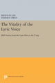 Book cover of: Vitality of the Lyric Voice. By: Shuen-fu Lin