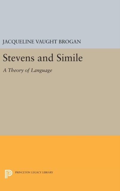 Book cover of: Stevens and Simile. By: Jacqueline Vaught Brogan