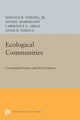Book cover of: Ecological Communities. By: Strong, Donald R., Jr.
