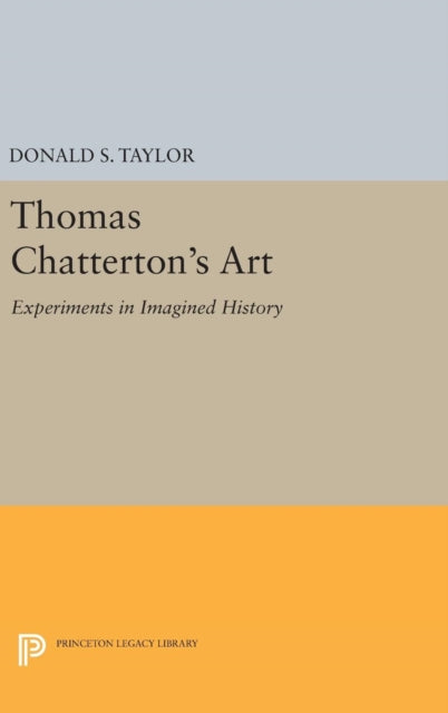Book cover of: Thomas Chatterton's Art. By: Donald S. Taylor