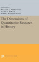 Book cover of: Dimensions of Quantitative Research in History. By: William O. Aydelotte