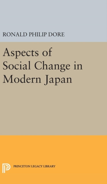 Book cover of: Aspects of Social Change in Modern Japan. By: Ronald Philip Dore