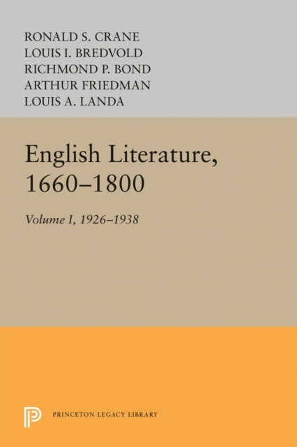 Book cover of: English Literature, Volume 1. By: Louis A. Landa