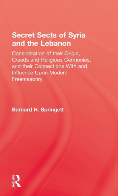 Book cover of: Secret Sects Of Syria