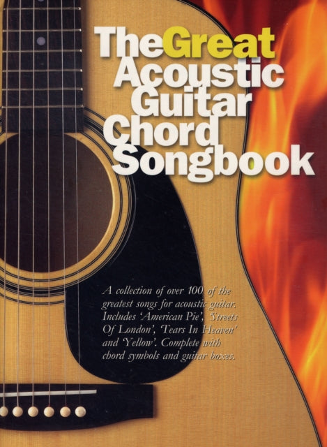 Book cover of: Great Acoustic Guitar Chord Songbook