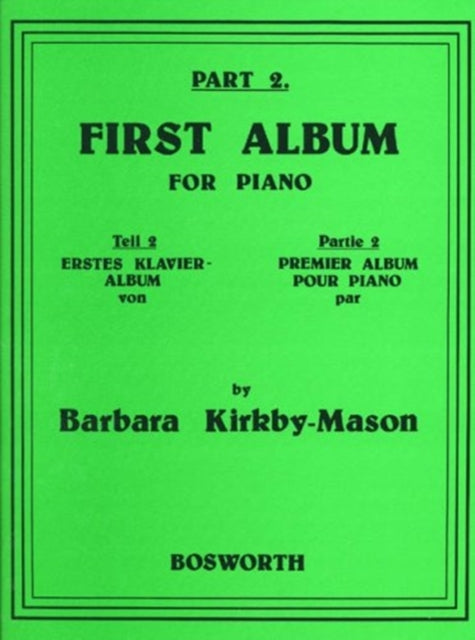 Book cover of: First Album For Piano 2