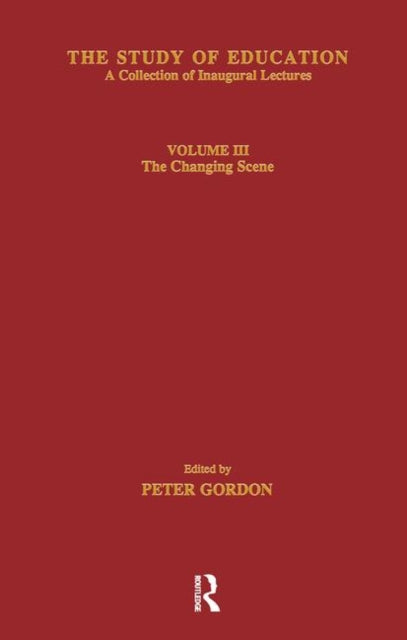 Book cover of: Study of Education. By: Peter Gordon