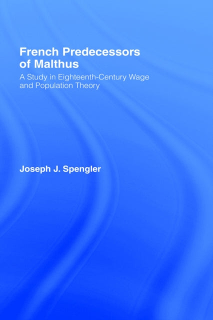 French Predecessors of Malthus