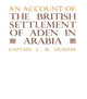 Book cover of: Account of the British Settlement of Aden in Arabia
