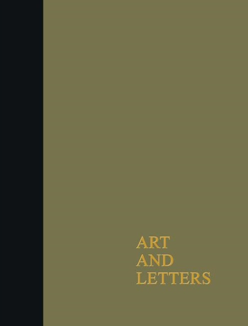 Book cover of: Art & Letters July-Winter 1918
