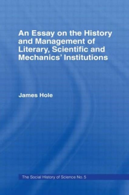 Book cover of: Essay on History and Management. By: James Hole