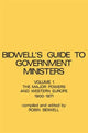 Book cover of: Guide to Government Ministers. By: Robin Leonard Bidwell