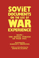 Book cover of: Soviet Documents on the Use of War Experience. By: Harold S. Orenstein