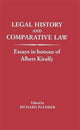 Book cover of: Legal History and Comparative Law. By: Richard Plender