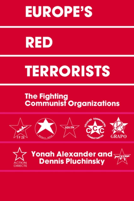 Book cover of: Europe's Red Terrorists. By: Y. Alexander