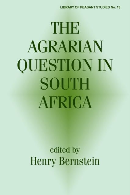 Book cover of: Agrarian Question in South Africa