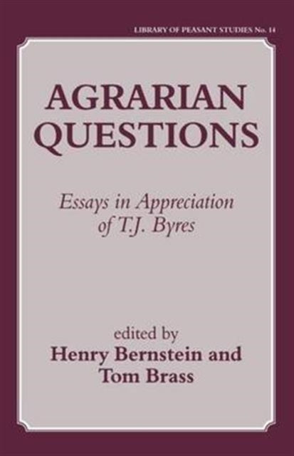 Book cover of: Agrarian Questions. By: H. Bernstein