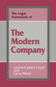 Book cover of: Legal Framework of the Modern Company