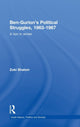 Book cover of: Ben-Gurion's Political Struggles, 1963-1967. By: Zaki Shalom