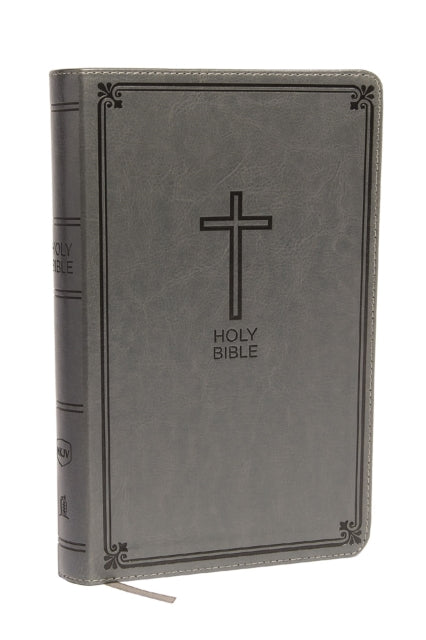 NKJV, Deluxe Gift Bible, Leathersoft, Gray, Red Letter, Comfort Print