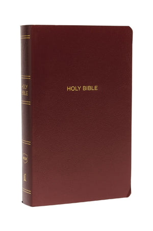 NKJV, Gift and Award Bible, Leather-Look, Burgundy, Red Letter, Comfort Print, Holy Bible, New King James Version