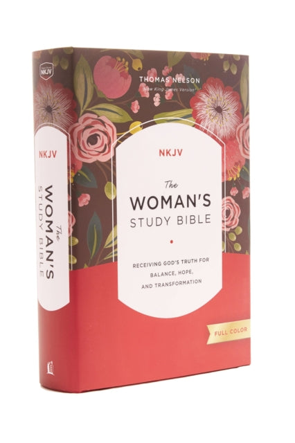 NKJV, The Woman's Study Bible, Hardcover, Red Letter, Full-Color Edition, Receiving God's Truth for Balance, Hope, and Transformation