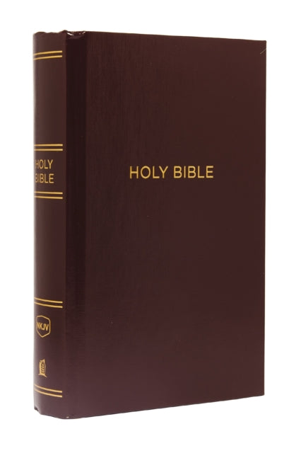 NKJV, Pew Bible, Large Print, Hardcover, Burgundy, Red Letter, Comfort Print, Holy Bible, New King James Version 9780718095635 Thomas Thomas Nelson