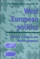 Book cover of: Politics Today Companion to West European Politics