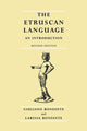 Book cover of: Etruscan Language