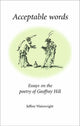 Book cover of: Acceptable Words. By: Jeffrey Wainwright