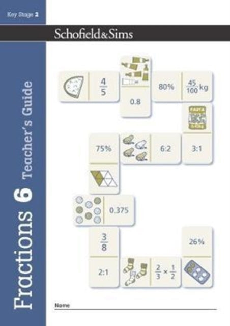 Book cover of: Fractions, Decimals and Percentages Book 6 Teacher's Guide (Year 6, Ages 10-11)
