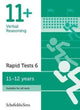 Book cover of: 11+ Verbal Reasoning Rapid Tests Book 6: Year 6-7, Ages 11-12
