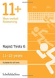 Book cover of: 11+ Non-verbal Reasoning Rapid Tests Book 6: Year 6-7, Ages 11-12