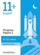 Book cover of: 11+ English Progress Papers Book 1: KS2, Ages 9-12