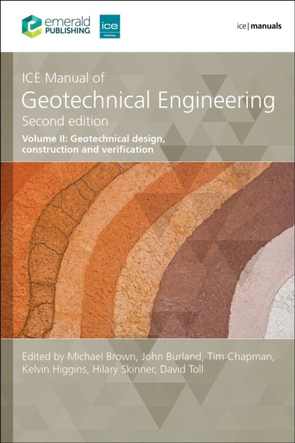 Book cover of: ICE Manual of Geotechnical Engineering Volume 2. By: CHAPMAN, TIM