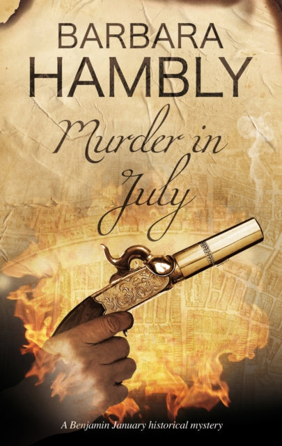 Book cover of: Murder in July. By: Barbara Hambly
