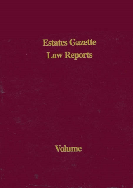 Book cover of: EGLR 1985. By: J Muir Watt
