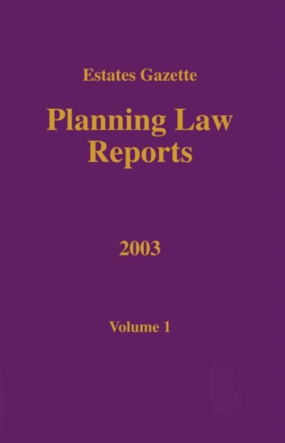 Book cover of: PLR 2003. By: Barry Denyer-Green
