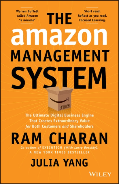 Book cover of: Amazon Management System: The ultimate digital  engine powered Amazon's unprecedented growth and shareholder value creation. By: Ram Charan