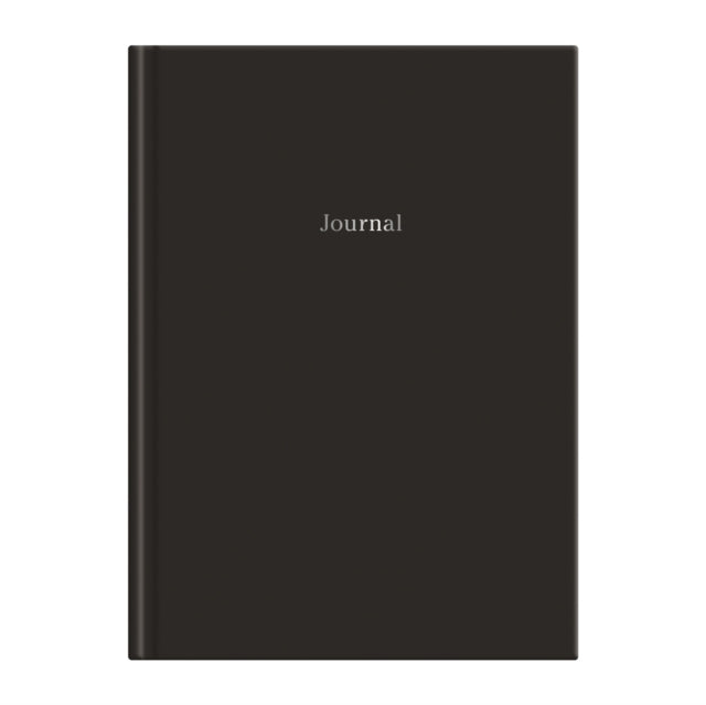 Book cover of: Black Hardcover Journal 6 X 8.5". By: Galison