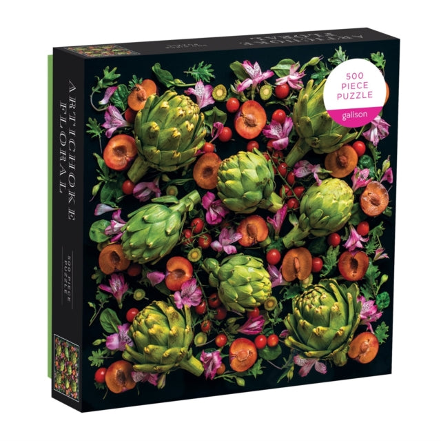 Book cover of: Artichoke Floral 500 Piece Puzzle. By: Galison
