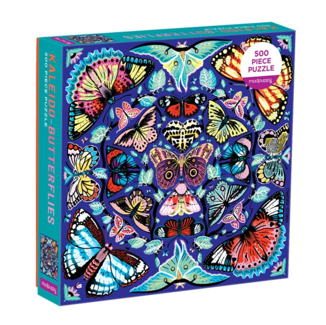 Book cover of: Kaleido-Butterflies 500 Piece Family Puzzle
