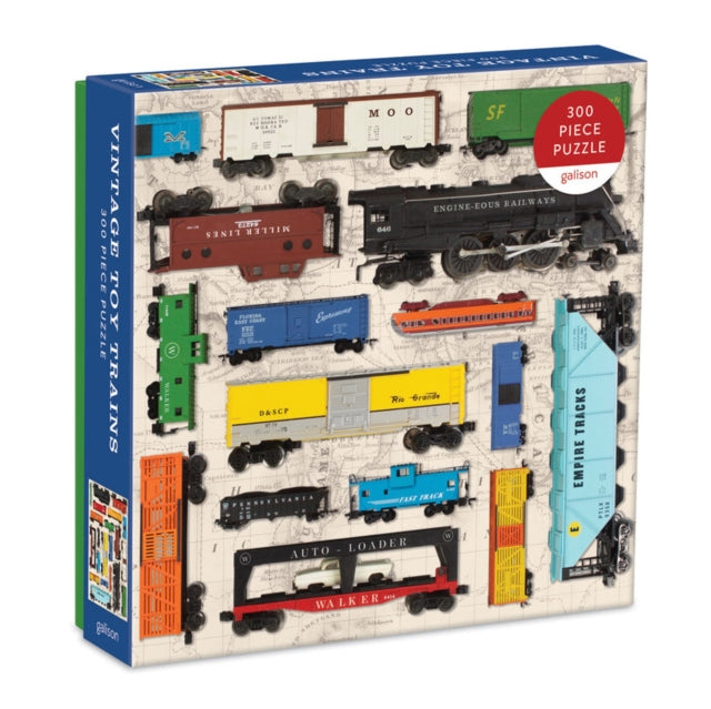 Book cover of: Vintage Toy Trains 300pc Puzzle