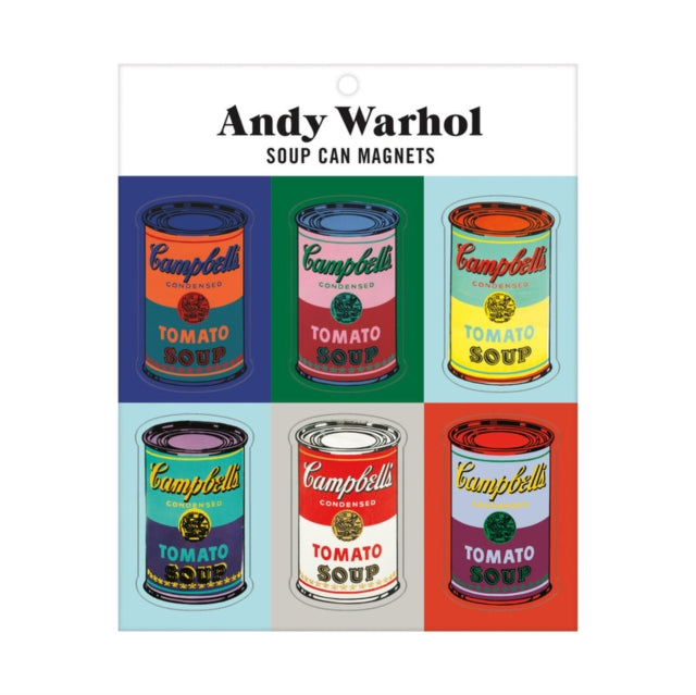 Book cover of: Andy Warhol Soup Can Magnets. By: Galison