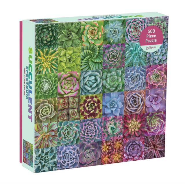 Book cover of: Succulent Spectrum 500 Piece Puzzle